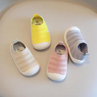 Zapatillas de tela elástica para primeros pasos para bebé, zapatos informales antideslizantes de TPR, transpirables, a la moda - details 16