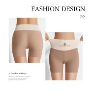 Pantis de Cintura Alta para Mujer Pantis de Ciclismo de Seda de Hielo Transpirables con Levantamiento de Cadera Pantis de Moda Floral sin Costuras con Nylon Exterior y Algodón Interior - details 14