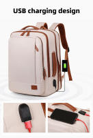 Mochila de negocios para mujer, mochila impermeable para ordenador portátil, bolsa de viaje para fin de semana con puerto USB, bolsas para estudiantes universitarios, mochila de viaje - details 8