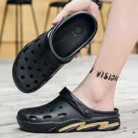 Zuecos informales para hombre, sandalias de moda de lujo, zapatos de jardín, zapatillas de playa al aire libre, calzado Masculino - details 16