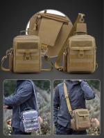 Bolsa táctica Molle, bolsos de mano para exteriores, camping, viajes, senderismo, trekking, caza, pesca, bandolera, bolso de mensajero para hombre - details 3