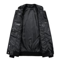 Chaqueta de Cuero Bordada Nueva Traje de Motocicleta Trendy para Hombres - details 3