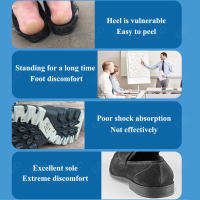 EiD-plantillas de Gel de silicona suave para el talón, soporte para el dolor de pies, masajeador de pies, cuidado, plantilla de medio talón, aumento de altura - details 15