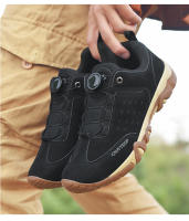 Zapatos de senderismo de marca para hombre, zapatillas de escalada con hebilla giratoria, zapatos antideslizantes para pesca al aire libre, zapatos de ciclismo y caza - details 13