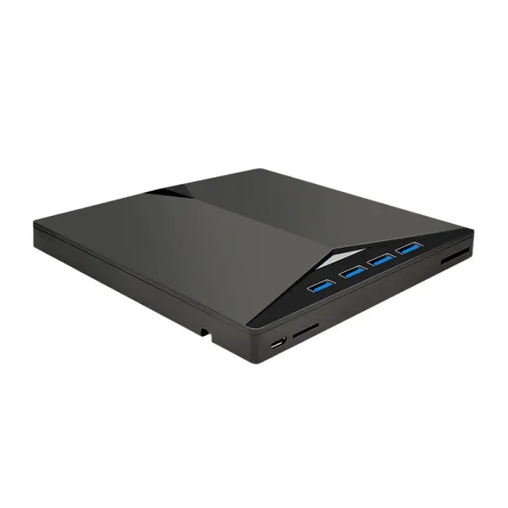 7 en 1 USB 3.0 Tipo-c externo DVD RW unidad óptica quemador lector reproductor unidad óptica externo PC portátil escritorio - 1