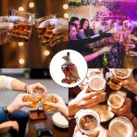 Regalo creativo para hombre con águila interesante de cristal único, botella de fiesta de Bar, decoración del hogar para entusiastas del whisky - details 5