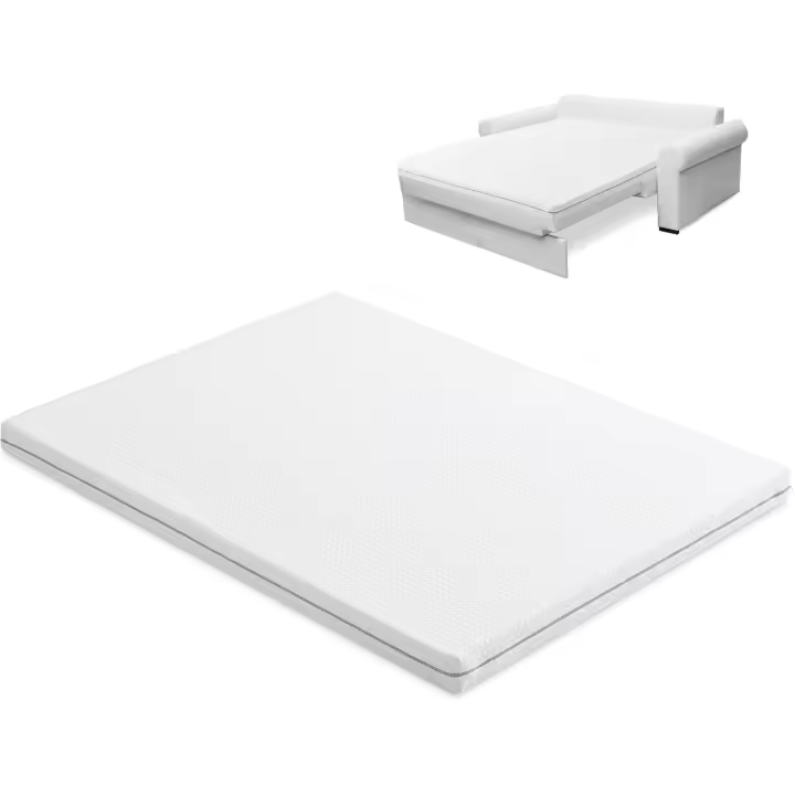 Colchón Sofá Cama Doble de Burbujas Altura de 10cm, Funda Lavable y Transpirable con Núcleo Espuma HD - 1