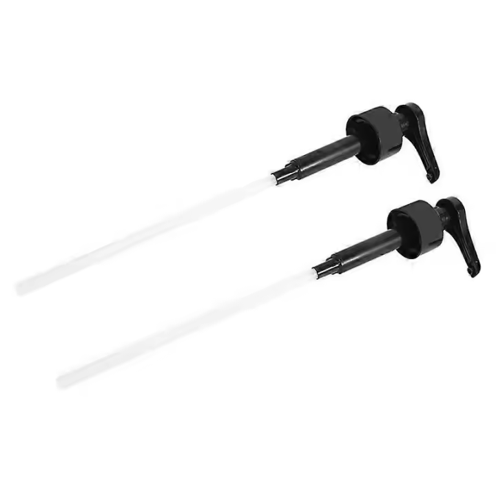 Dispensador de líquido negro con bomba de jarabe, dispensador de 1 litro, 2 uds., 10ml, botella de jugo, Pum - 1