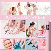 Secador UV LED Portátil Cureado Rápido de Esmalte Gel Lámpara de Manicura Recargable - details 5