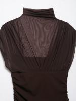 Nuevo vestido de malla de seda estilo occidental elegante y versátil a la moda para mujer - details 3