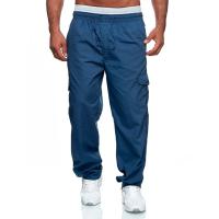 Jerseys rectos con múltiples bolsillos para hombre, pantalones casuales, pantalones Fiess - details 4