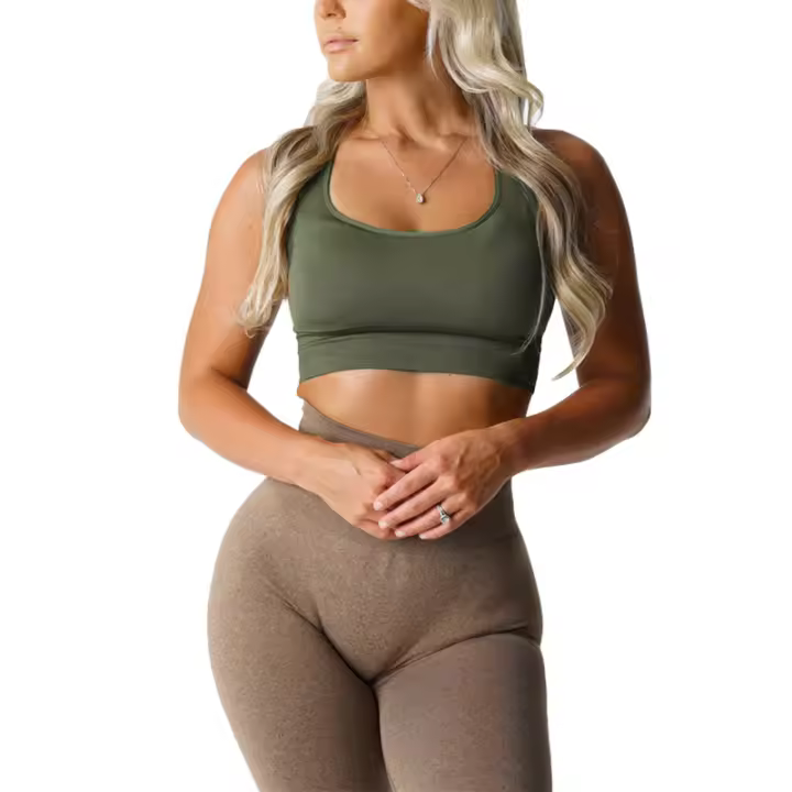 Nvgtn-Sujetador sin costuras Ignite para mujer, Top de LICRA para Fitness, elástico, transpirable, mejora del pecho, ropa interior deportiva de ocio - 1