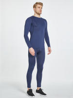 Quick Dry Men's Compression Shirt for Athletic Workouts - Long Sleeve Base-Layer Top with Moisture-Wicking Benefits - details 1