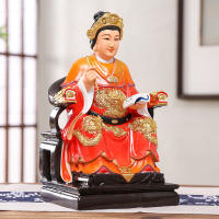 Diosa moldeada por inyección de 12 pulgadas y 30cm, Lady Linshui, Chen Jinggu, del taoísmo, adorno de estatua de Buda de resina - details 4