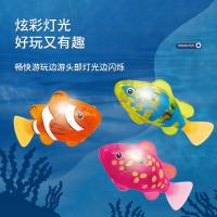 Los juguetes luminosos electrónicos del gato de los pescados miran los pescados del juguete del animal doméstico en el agua - details 0