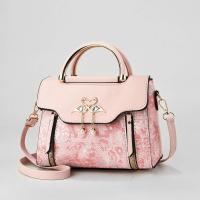 Bolso de mano con estampado elegante y decorativo para mujer, bolso de hombro atmosférico de gran capacidad para ir al trabajo, mochila de lujo de alta gama - details 3