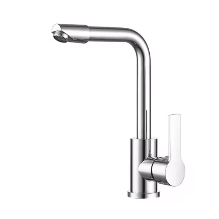 Grifo de Acero Inoxidable 304 Mezclador de Frío y Calor Rotación de 360° Grifo de Cocina y Baño - 1