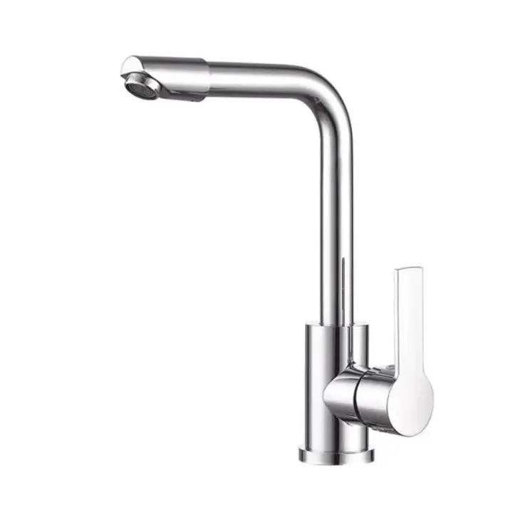 Grifo de Acero Inoxidable 304 Mezclador de Frío y Calor Rotación de 360° Grifo de Cocina y Baño - 1