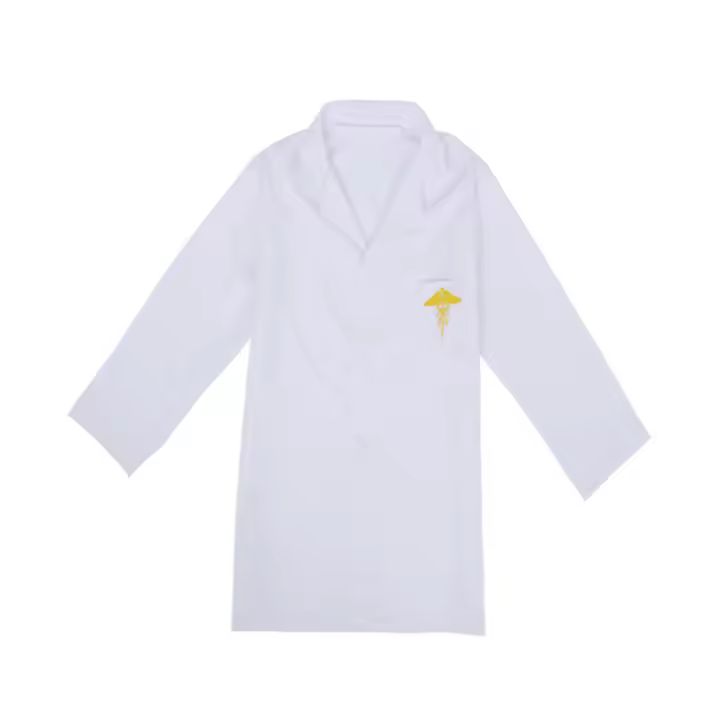 Bata quirúrgica para niños, experimento científico, bata blanca médica, disfraz de enfermera para juego de rol de pequeño médico - 1
