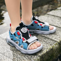 Sandalias deportivas de verano transpirables para niños, zapatos de playa al aire libre, cómodas sandalias de suela blanda para niñas y sandalias antideslizantes de moda - details 11