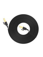 Cable Ethernet CAT 8 40Gbps 2000MHz RJ45 Red LAN Patch Cord Plano Para Modem Router PS 5/4 10m 15m 20m 30m 50ft 100 Pies - details 11