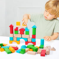 Bloques de Construcción de Madera para Niños Regalos de Innovación en Papelería y Artesanía - details 2