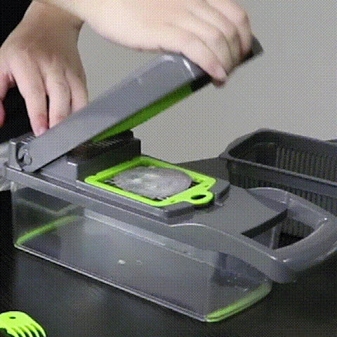 Cortador Multifuncional de Verduras con Cuchilla de Acero Para Batatas Frutas Pulpa de Carne Cortador de Queso Gadgets de Cocina - details 7