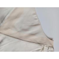 Blusa de seda satinada para mujer, camisa de estilo elegante para oficina, gasa sic, color negro, - details 6
