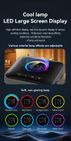 Receptor de Audio con Bluetooth 5,4 y luces de colores RGB, transmisor FM de 3,5mm, AUX, RCA, USB, HIFI, estéreo, música, pantalla LED, adaptador inalámbrico - details 3
