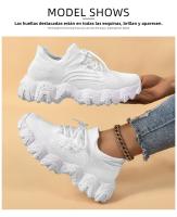 Calcetines tejidos con mosca con cordones, zapatillas de moda. - details 20