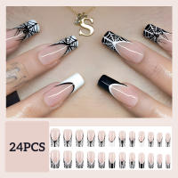 Uñas postizas de Halloween con aracnoide, uñas naturales irrompibles, uso Simple para mujeres y niñas, salón de uñas - details 5