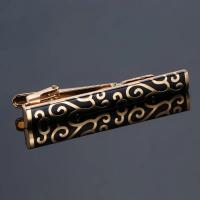 Clip de corbata clásico para hombre, varios tipos, chapado en Metal de lujo, diseño de cristal, regalo de boda - details 5