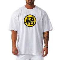 Muscleguys-Camiseta de manga de cinco cuartos para hombre, Camiseta holgada de talla grande, cuello redondo, informal, Fitness, Verano - details 6