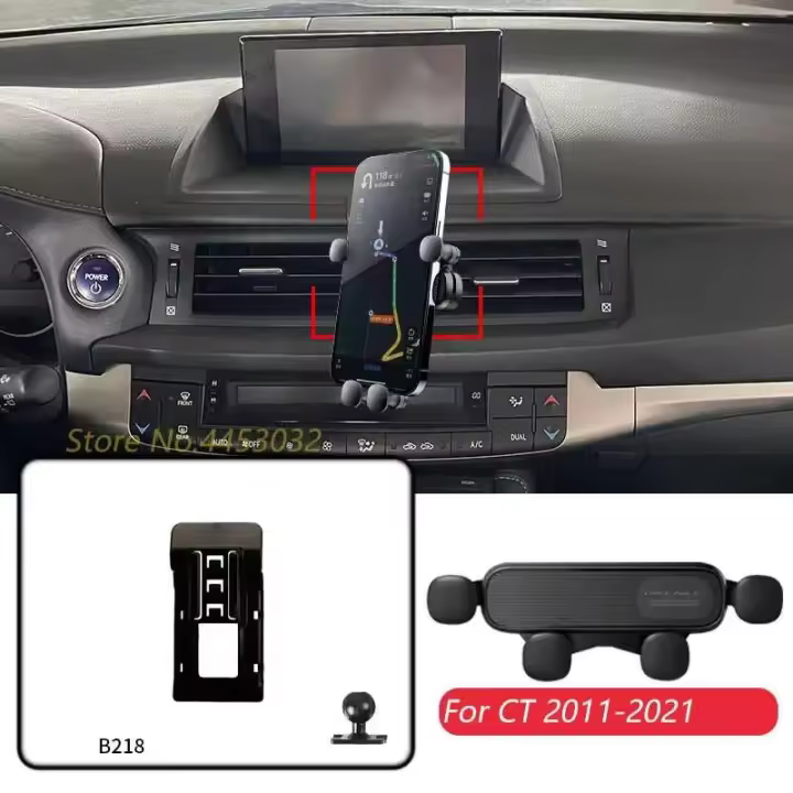 2011-2021 Lexus CT CT200H soporte de navegación por gravedad GPS ajustable móvil, accesorios horizontales - 1