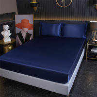 Bonenjoy-sábana bajera para cama tamaño Queen/King, Protector de colchón liso para el hogar, Sábana elástica de lino de Color sólido (sin funda de almohada) - details 10