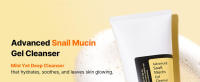 COSRX Snail Muin Advanced Daily Deep Cleanser para pieles secas y sensibles - details 0