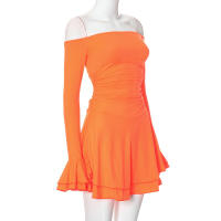 M23DS735 Vestido superior de color sólido plisado de cintura alta ajustado nuevo a la moda para mujer - details 57