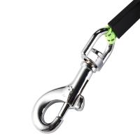 Con luces, correa doble para caminar para perros, cuerda de rotación retráctil doble de plástico ajustable, reflectante de nailon - details 11