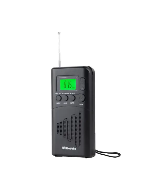 El fabricante de 202L suministra radio de pantalla digital mini de banda completa portátil FM/AM - 1