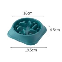 Cuenco de Comida Lento para Perros y Gatos Ayuda para Adelgazar, Redondo Saludable, Antiasfixia, Engrosado y Antideslizante Formas de Varios Colores - details 3