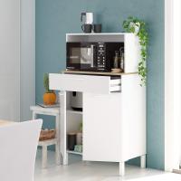 Alacena de Cocina Mueble Auxiliar de 3 Puertas y 1 Cajón Acabado en Blanco Artik y Roble Canadian - details 20
