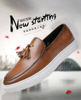 Zapatos de cuero de pie de moda, zapatos casuales de negocios con personalidad para hombres - details 0