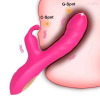 Leten Dual Aguja de Conejo Vibrador 3en1 Dildo de Estimulación de Clítoris y Punto G - details 5