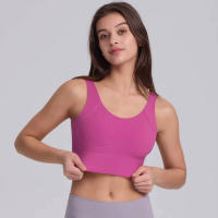 Hamidou-Sujetador de Yoga para mujer, Top corto de Fitness, sujetadores deportivos a prueba de golpes, gimnasio sin costuras, Sujetador deportivo de alto impacto, antisudor, Fitness, sin costuras - details 12