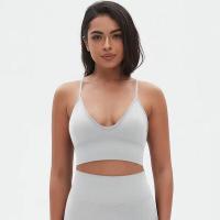 Top sin costuras Nylon de secado rápido Color sólido Adecuado para yoga y estiramientos Deportes profesionales - details 22