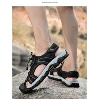Sandalias de cuero de vaca de primera capa Tamaño grande Ideal para montañismo y ocio de verano - details 26