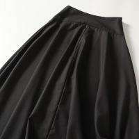 Nueva moda mujer cremallera lateral Vintage cintura alta A-line Midi falda Otoño Invierno elegante faldas de oficina - details 3