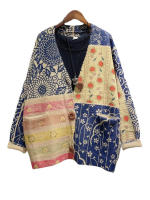 Suéter de Punto Grueso de Lujo para Mujer Estilo Coreano Invierno V-CUello Estampado Casual Moda Floral Cardigan Suelto Clásico Ropa para Damas - details 4