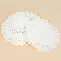 Paquete de 100 Piezas de Papel de Encaje Blanco Redondo Ideal para Empaques de Regalos DIY, Decoración de Mesas de Bodas y Cumpleaños - details 4