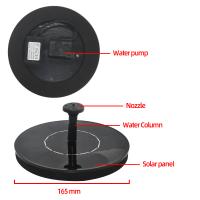 Bomba de agua de energía Solar, Panel de fuente flotante para jardín, piscina, estanque, decoración de jardín, cascada, 50% de descuento - details 7